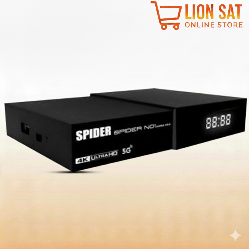 رسيفر Spider NO1 5G 4K | جهاز سبايدر الأصلي بجودة UltraHD