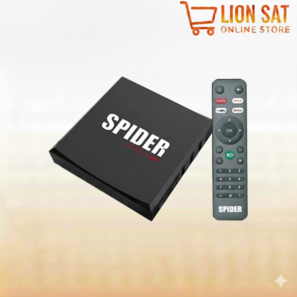 Spider Blue TV Pro – جهاز سبايدر سمارت TV Box مع ريموت احترا