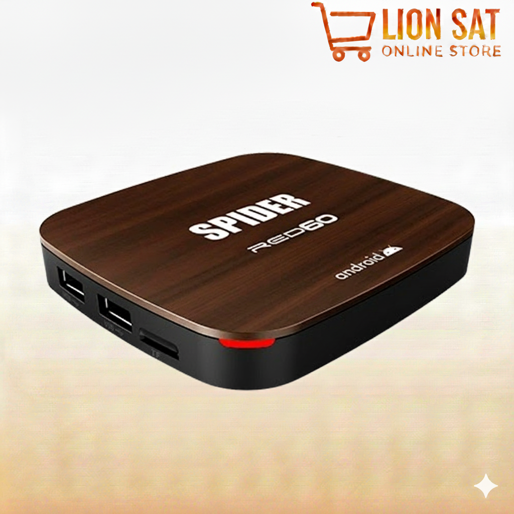 رسيفر Spider RED60 Android Box الأصلي