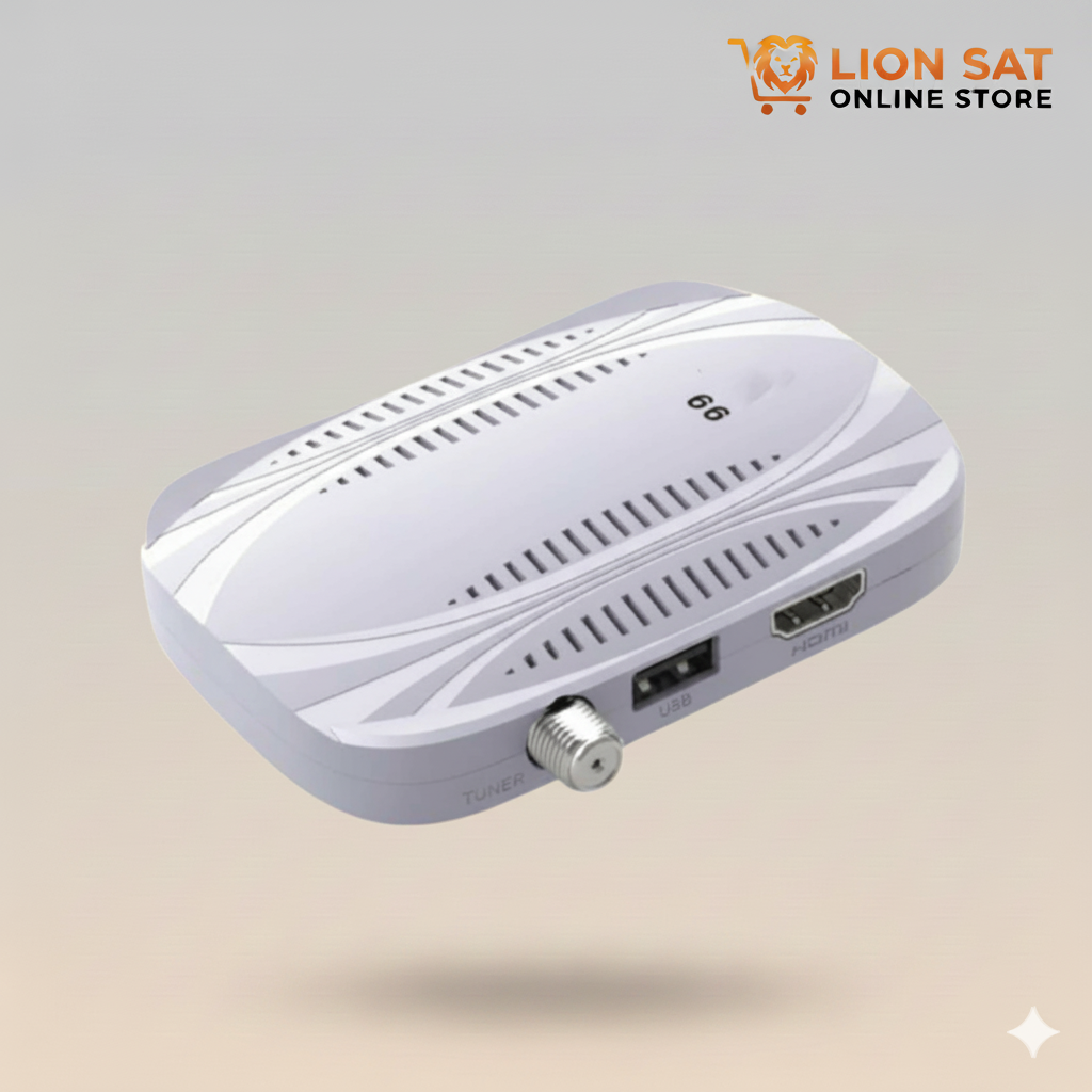 رسيفر غزال 66 – جهاز استقبال أنيق بدعم IPTV وجودة عالية