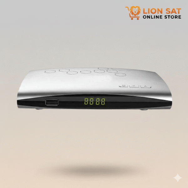 رسيفر غزال Classic Silver Edition – جهاز استقبال أنيق بدعم I