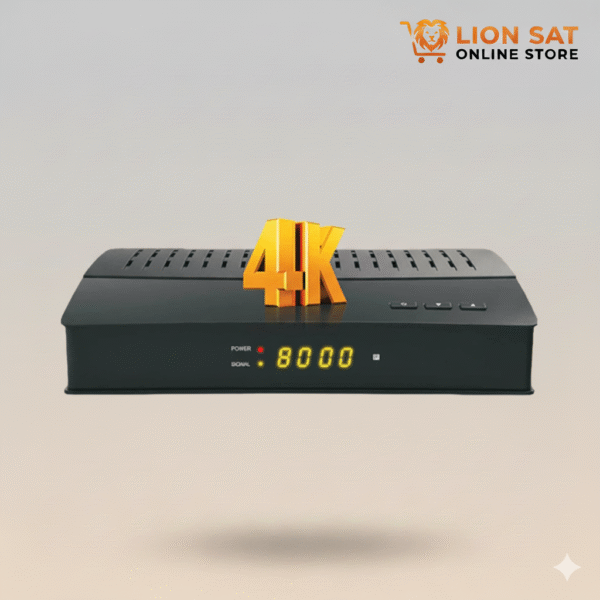 رسيفر غزال 8000 4K – جهاز استقبال بجودة 4K فائقة ودعم IPTV