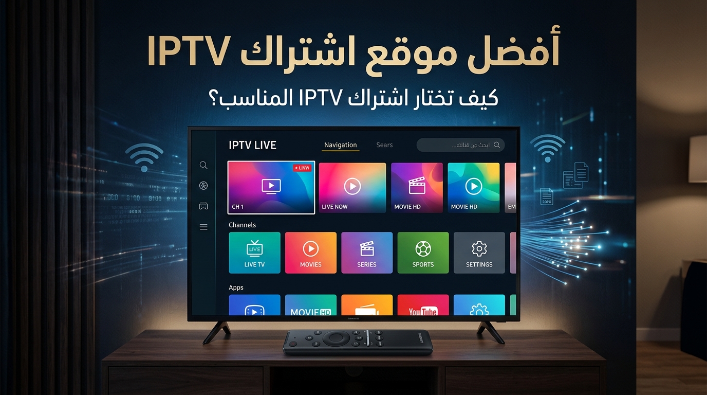 أفضل موقع اشتراك IPTV واختيار اشتراك IPTV المناسب