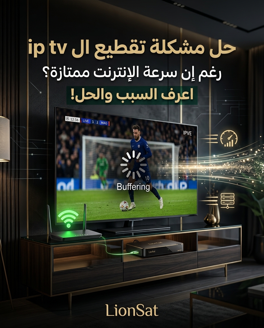 حل مشكلة تقطيع IP TV رغم سرعة الإنترنت والأسباب والحلول