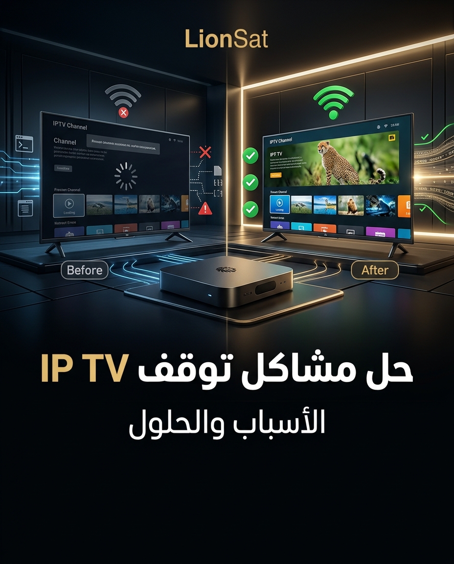 حل مشاكل توقف IP TV والأسباب والحلول